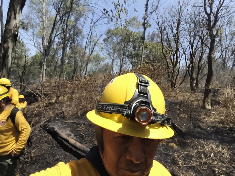 cenobio garcia palma miembro de la brigada contra incendios del parque nacional los remedios