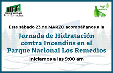 invitación a la jornada de hidratación